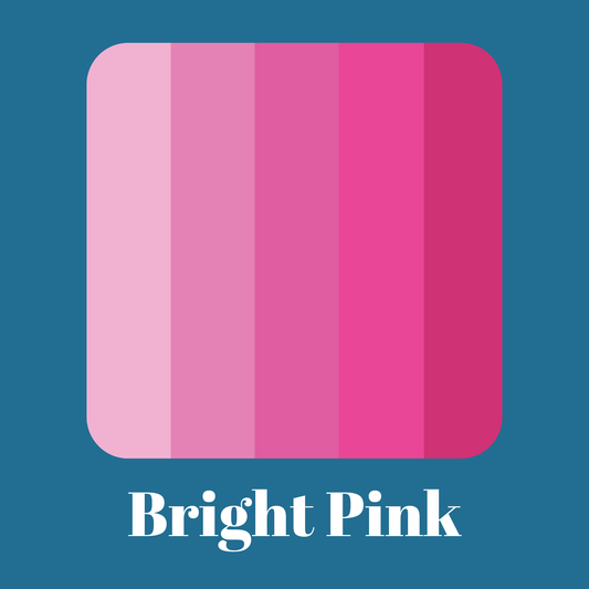 Small Circles - Monochromatic Bright Pink