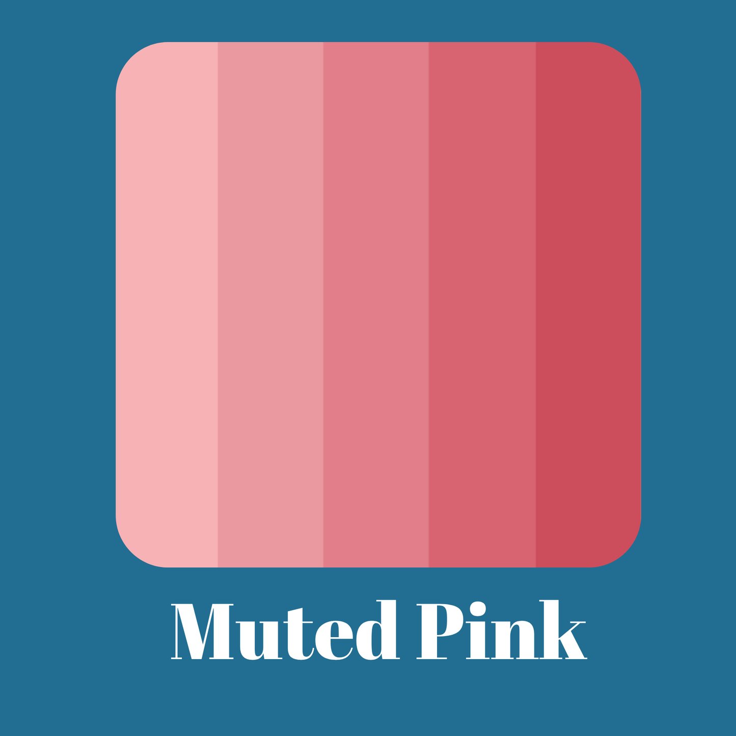 Large Circles - Monochromatic Muted Pink