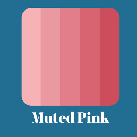 Large Rectangles - Monochromatic Muted Pink