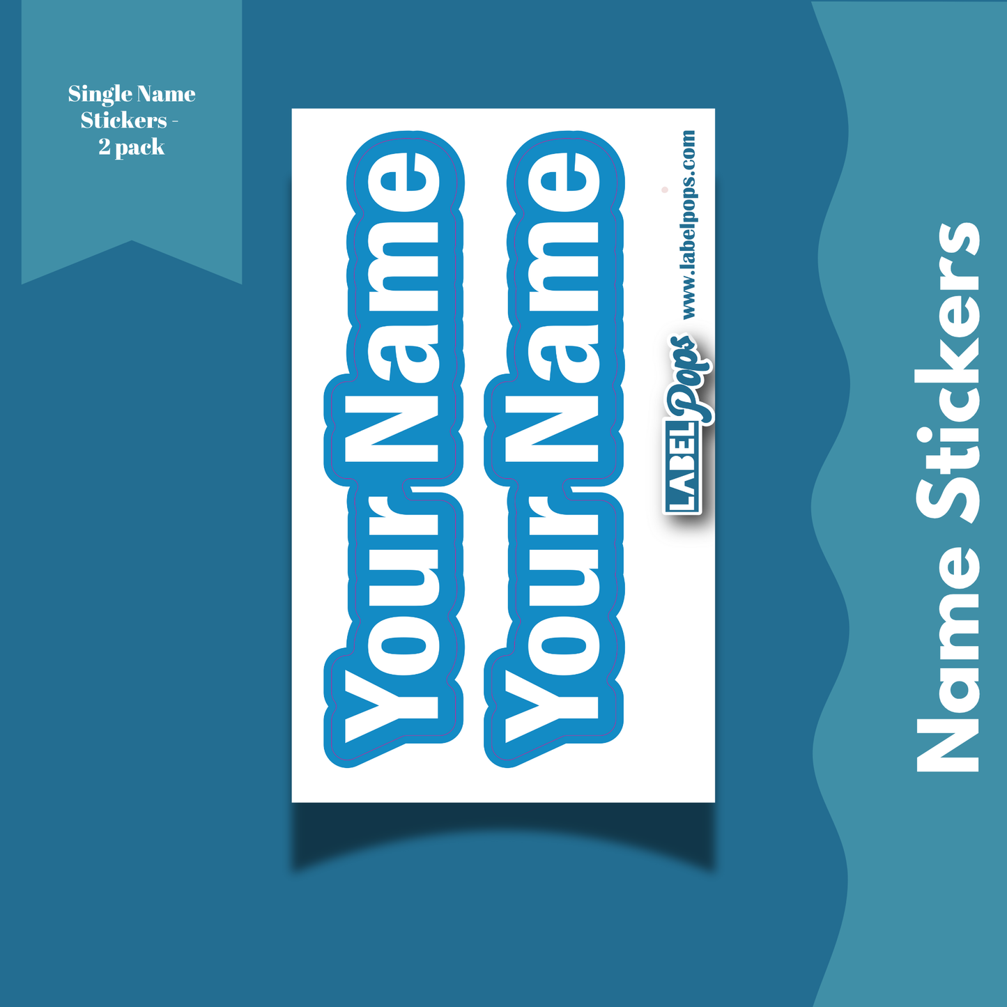 Personalized Sticker - 2 pack