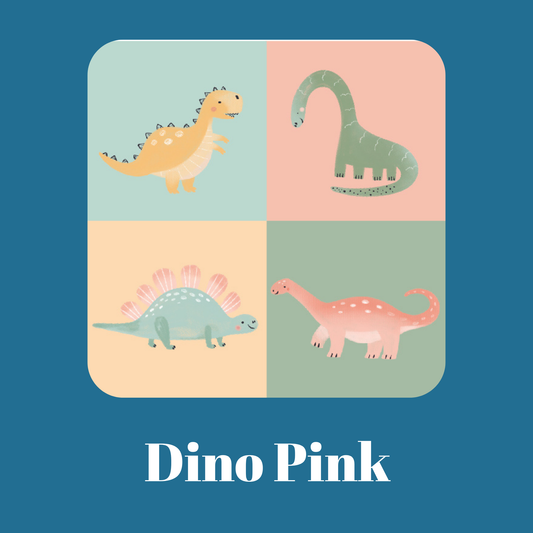 Regular Rectangles - Dino Pink