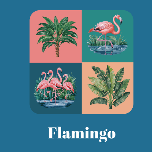 Squares - Flamingo