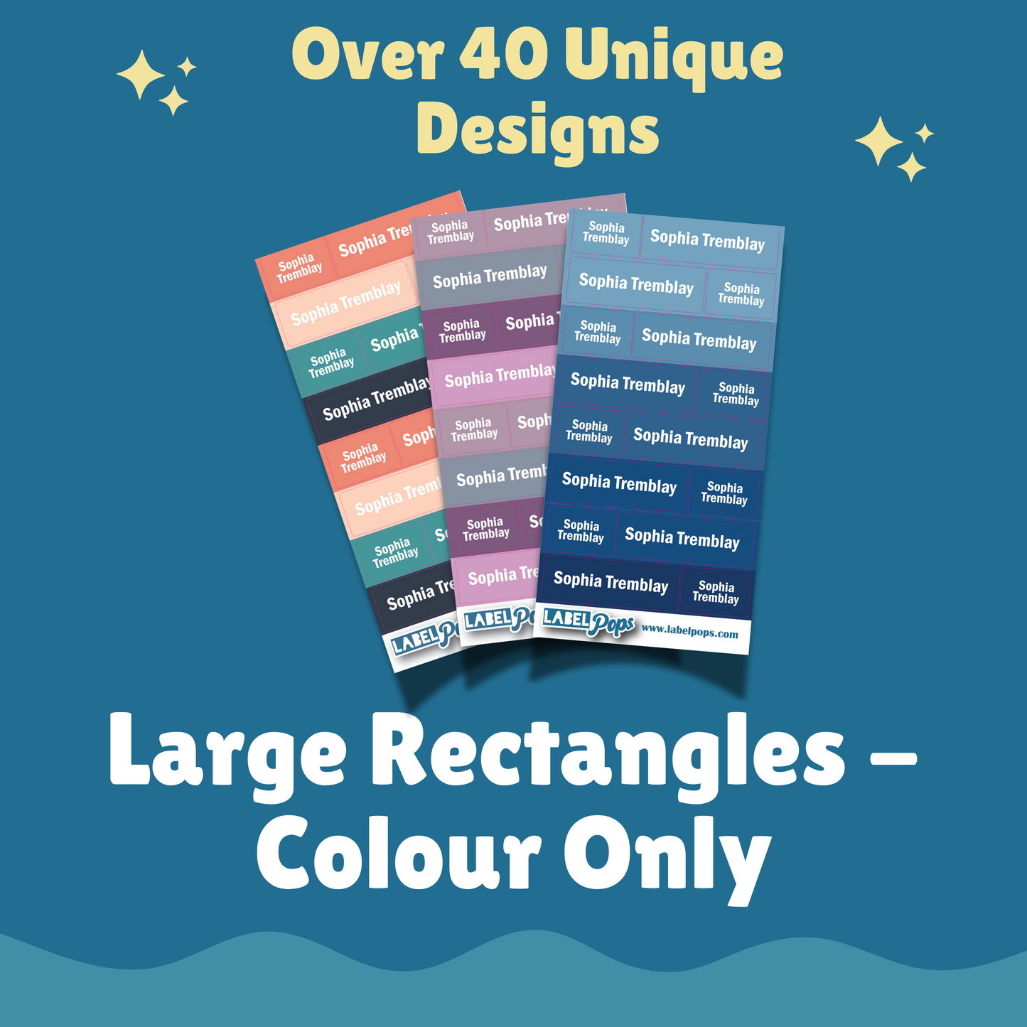 Large Rectangles - Monochromatic Muted Pink