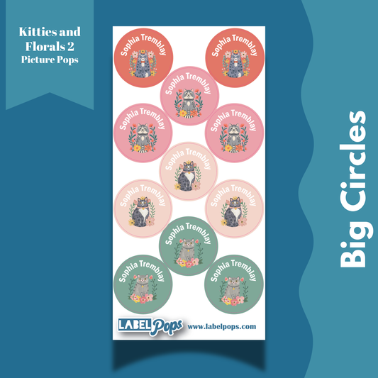 Large Circles - Kitties