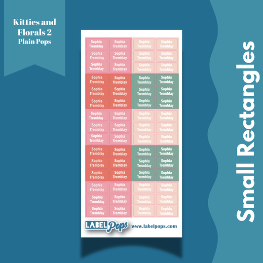 Small Rectangles - Kitties Colours