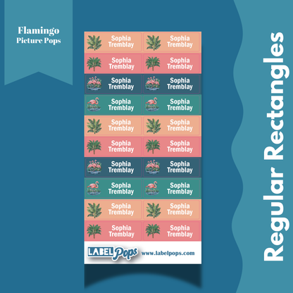 Regular Rectangles - Flamingo