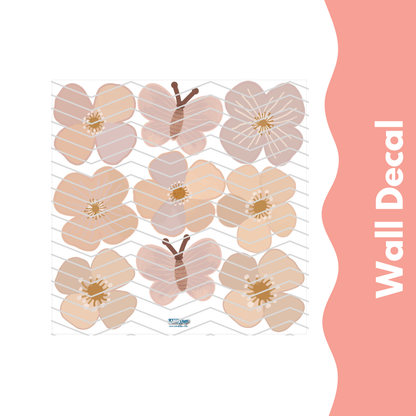 Flowers and Butterflies (Large)