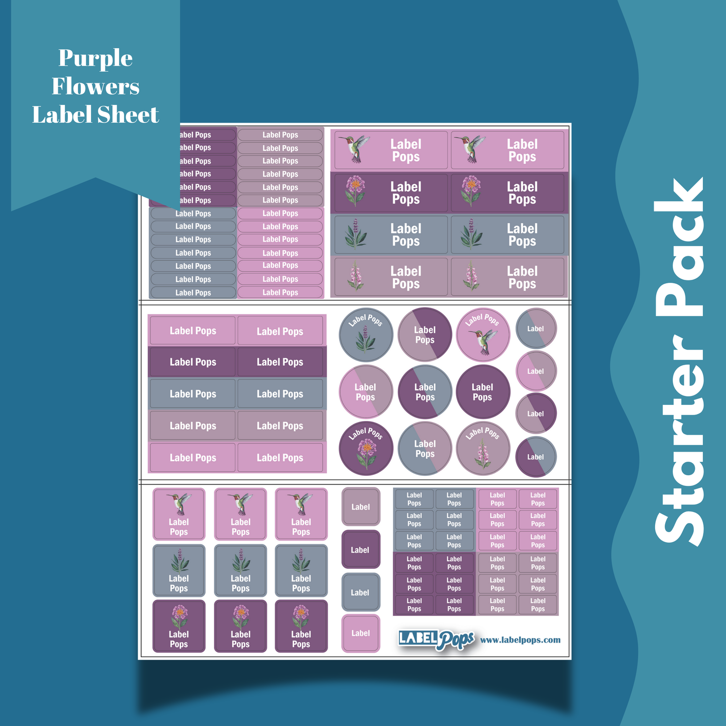 Purple Flowers - Starter Pack