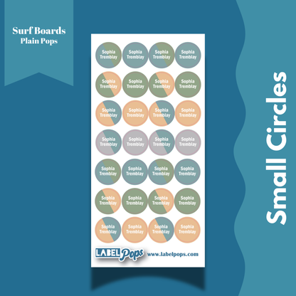 Small Circles - Surf Boards Colours