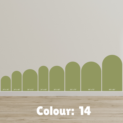 Arch Wall Decal/Wall Sticker - 40 Colour Options - 24" x 36"