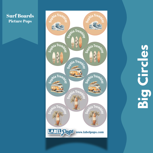 Large Circles - Surf Boards