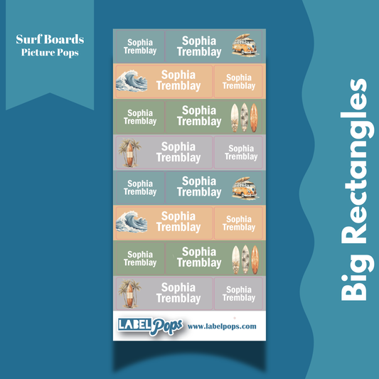 Large Rectangles - Surf Boards