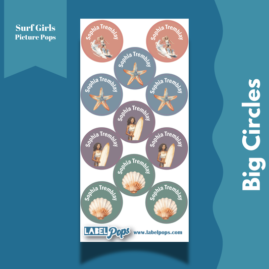 Large Circles - Surf Girls