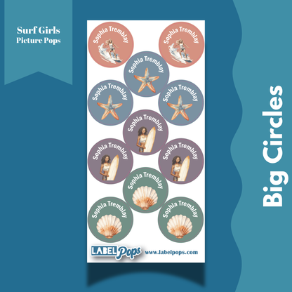 Large Circles - Surf Girls
