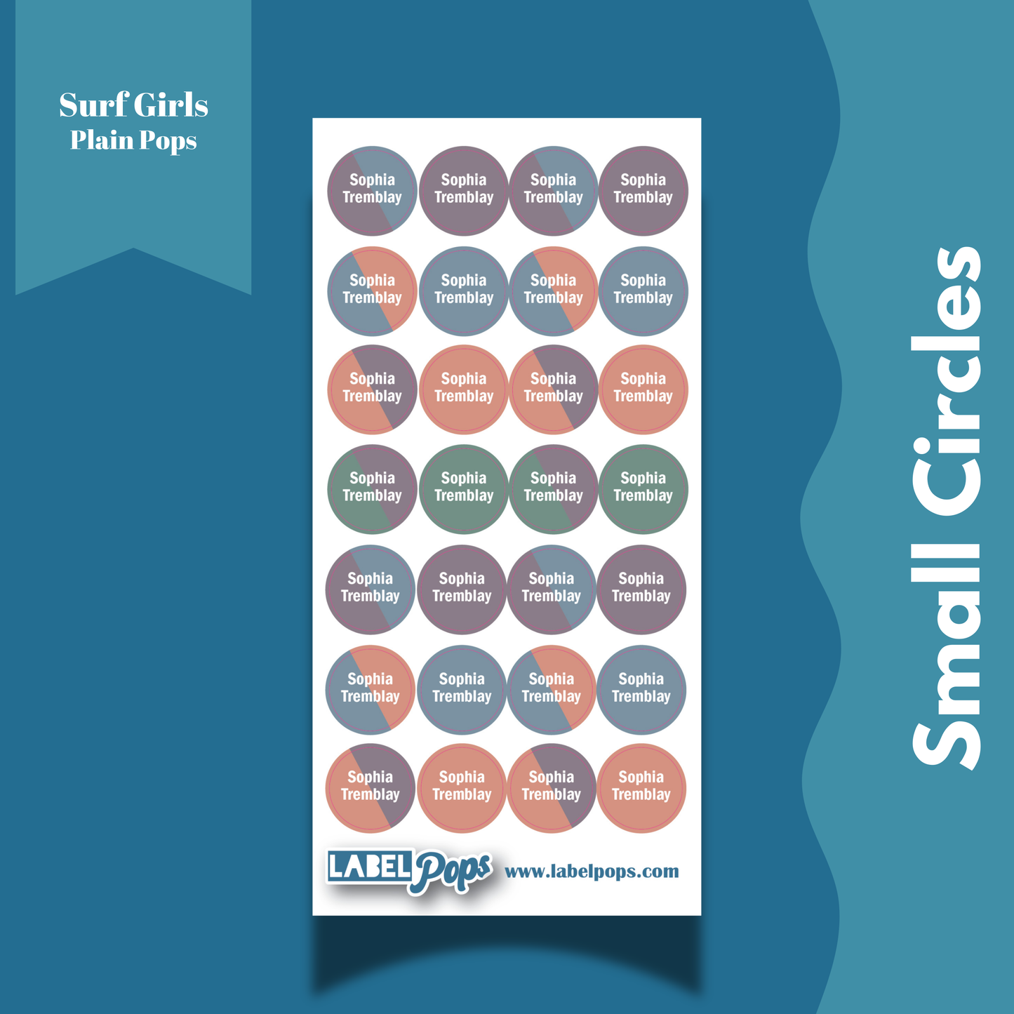 Small Circles - Surf Girls Colours