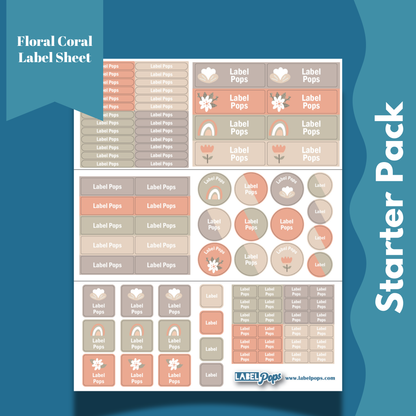 Floral Coral - Starter Pack