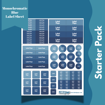 Monochromatic Blue - Starter Pack