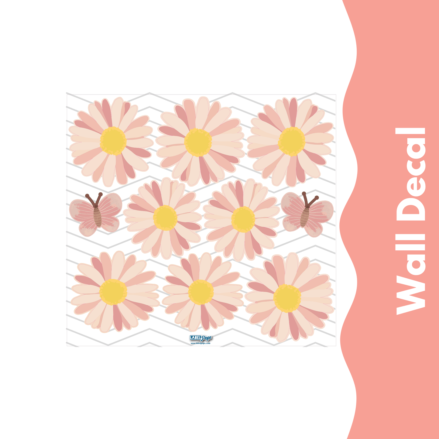 Daisies and Butterflies (Large)