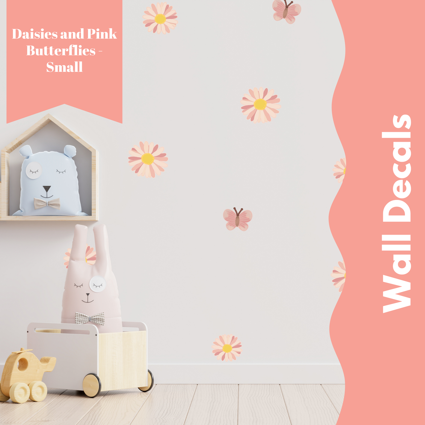 Daisies and Butterflies (Small)