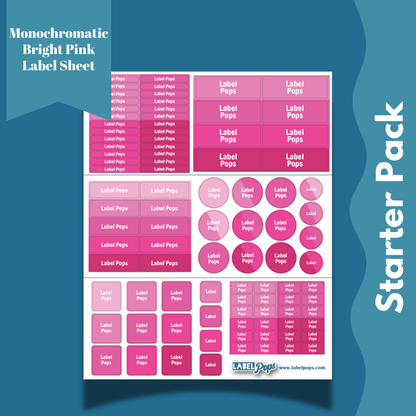 Monochromatic Bright Pink - Starter Pack