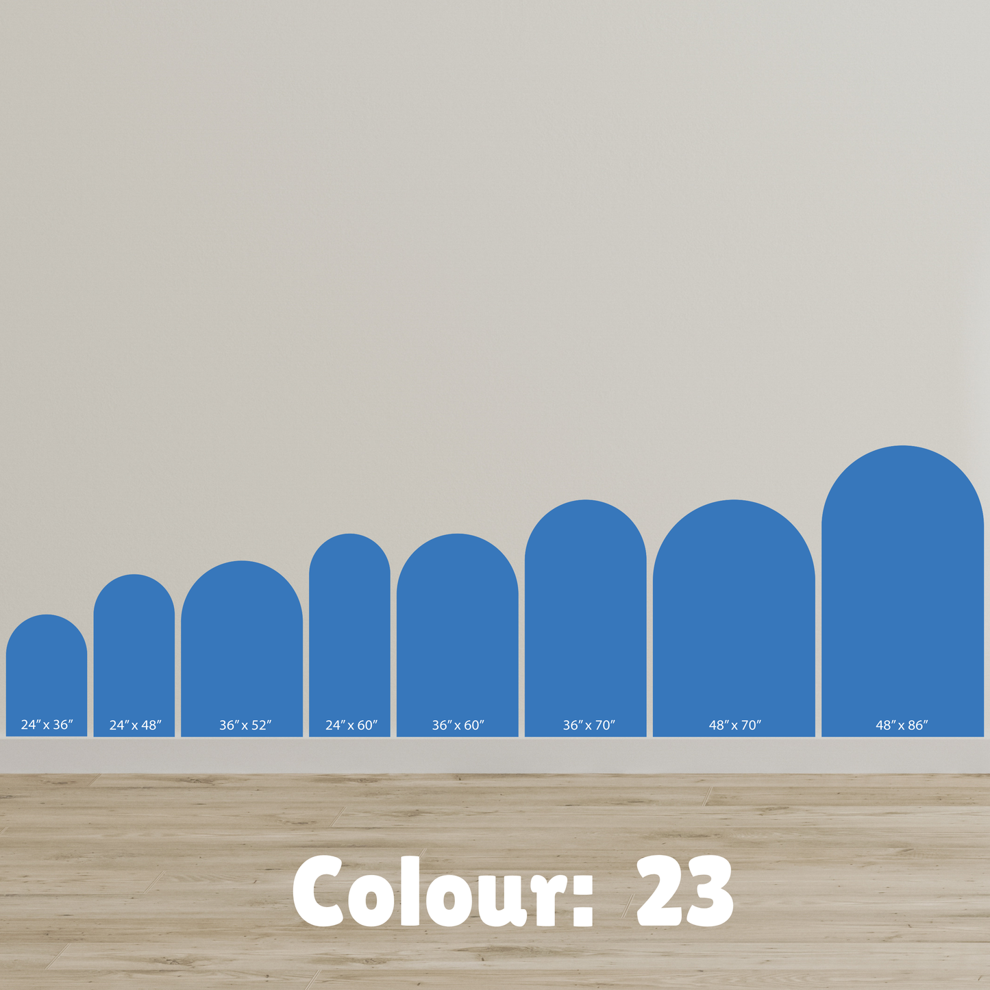 Arch Wall Decal/Wall Sticker - 40 Colour Options - 24" x 36"