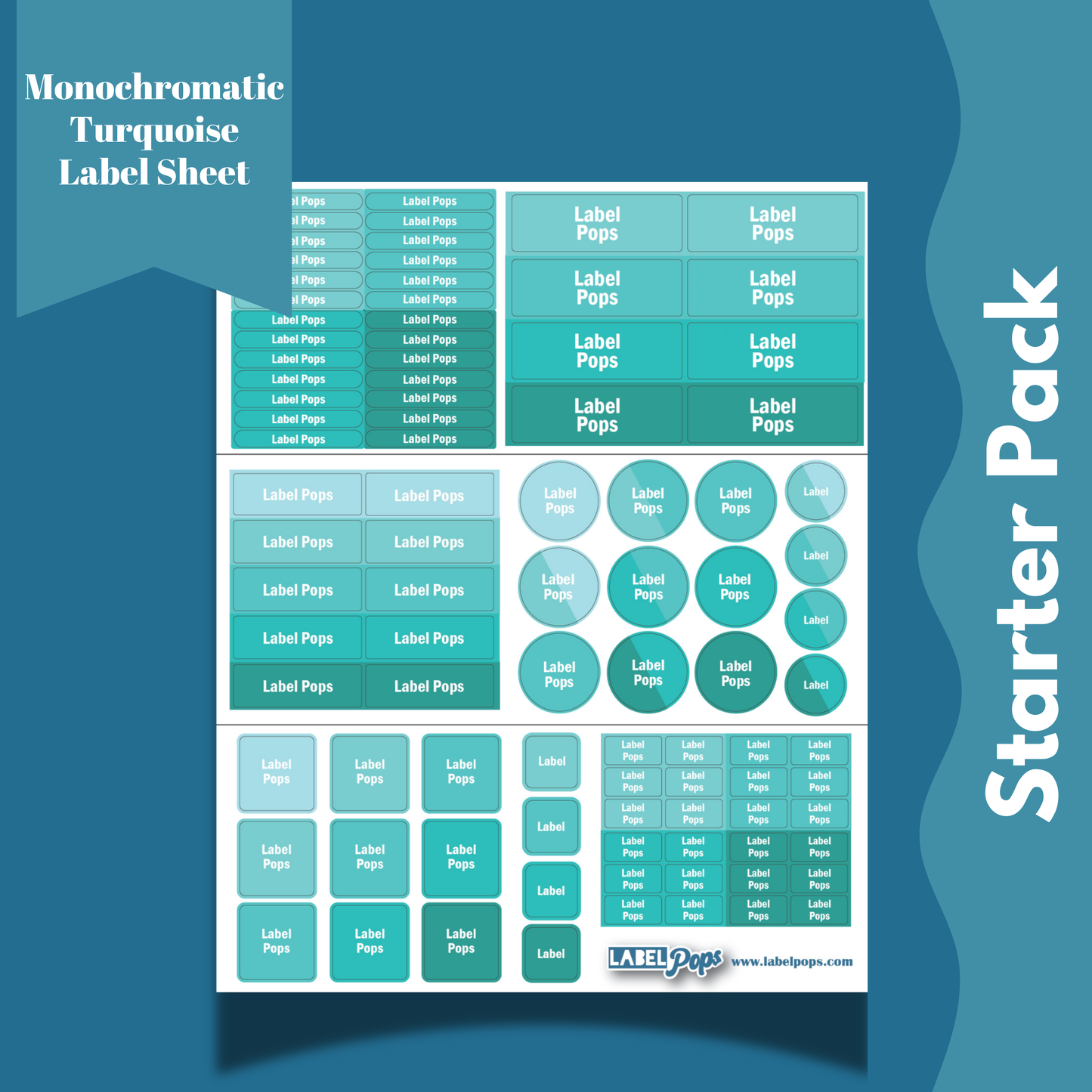 Monochromatic Turquoise - Starter Pack