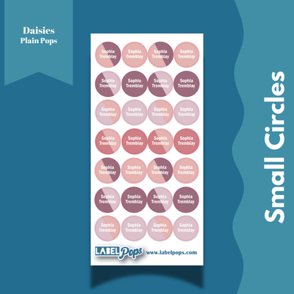 Small Circles - Daisies Colours