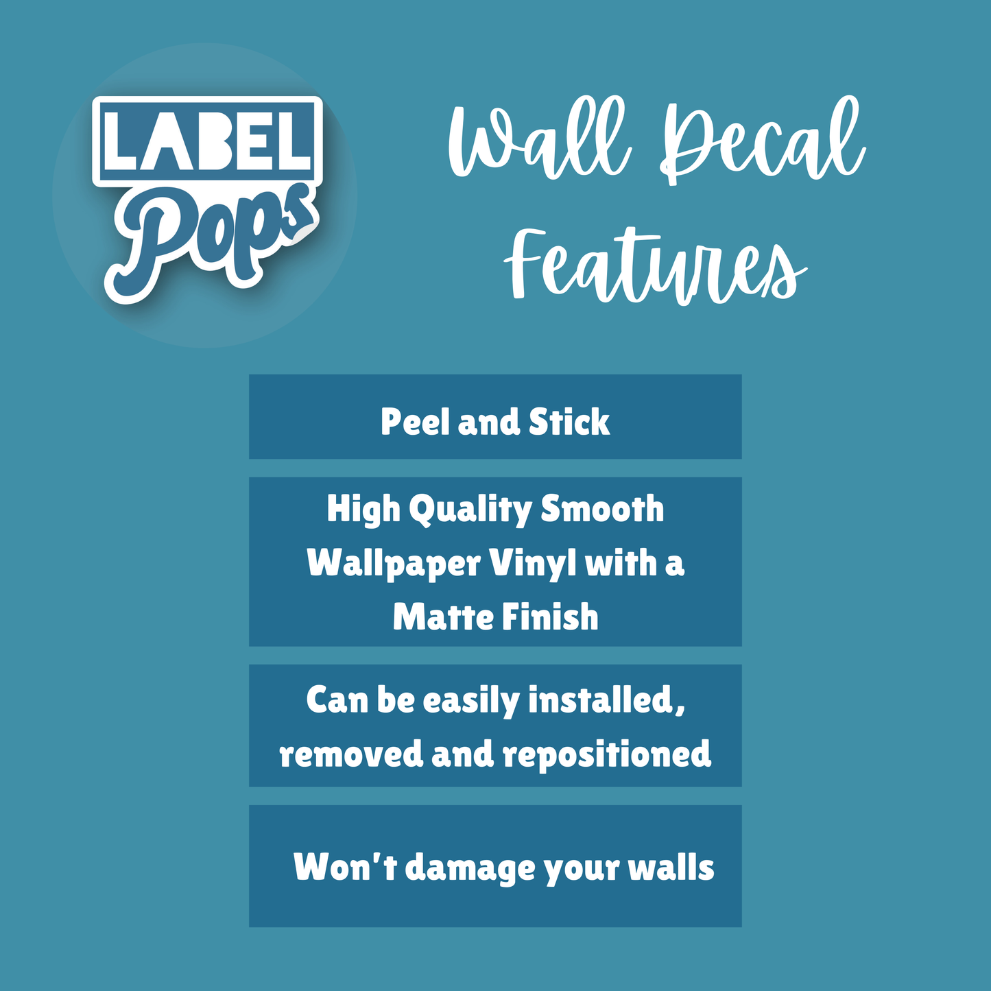 Arch Wall Decal/Wall Sticker - 40 Colour Options - 24" x 36"