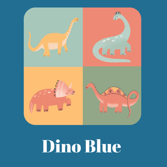Regular Rectangles - Dino Blue