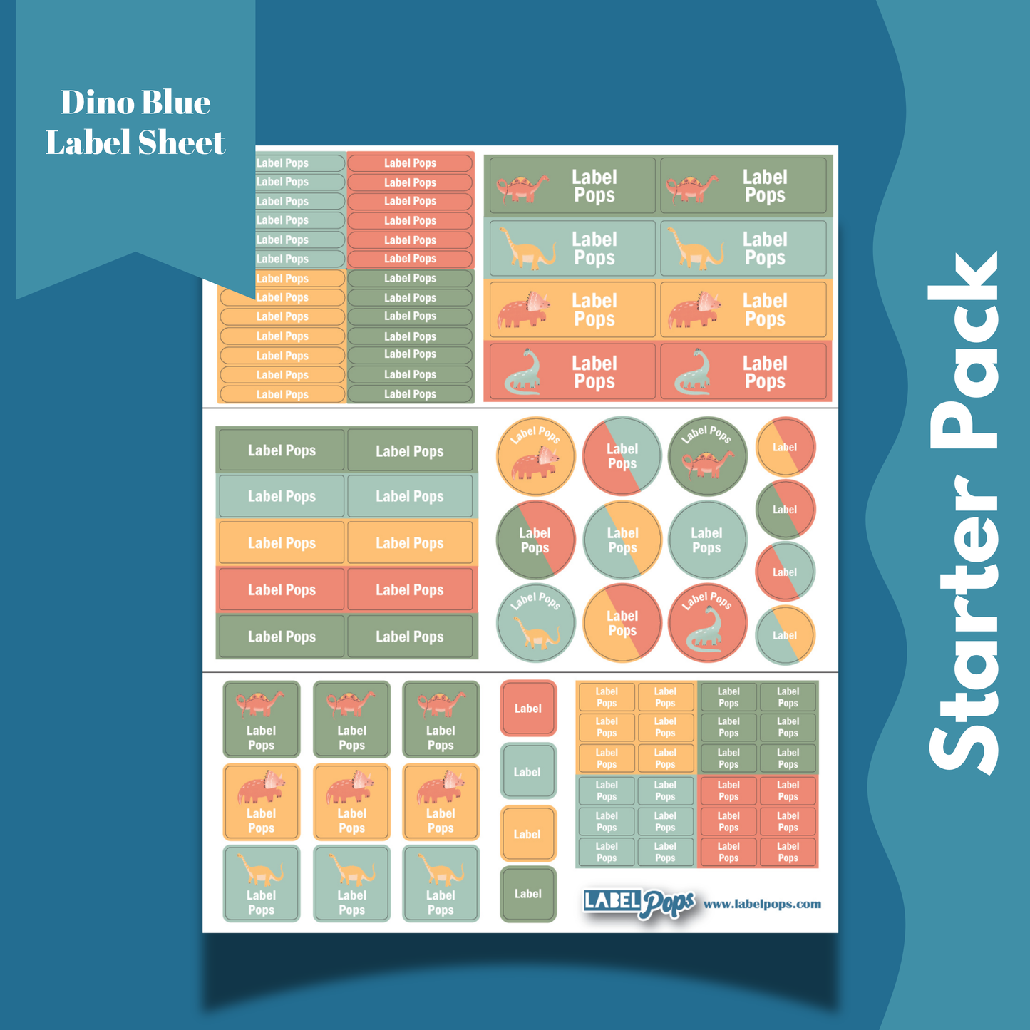 Dino Blue - Starter Pack