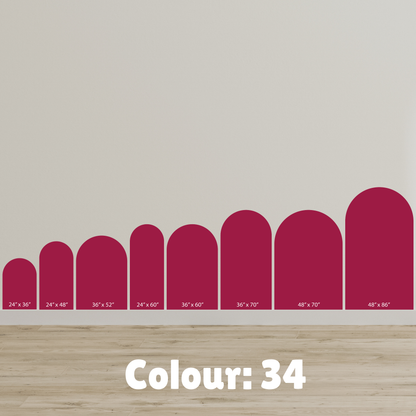 Arch Wall Decal/Wall Sticker - 40 Colour Options - 24" x 36"