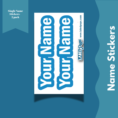 Personalized Sticker - 2 pack