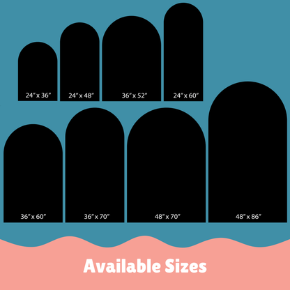 Arch Wall Decal/Wall Sticker - 40 Colour Options - 24" x 36"