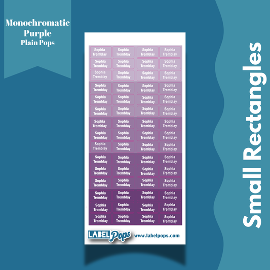 Small Rectangles - Monochromatic Purple
