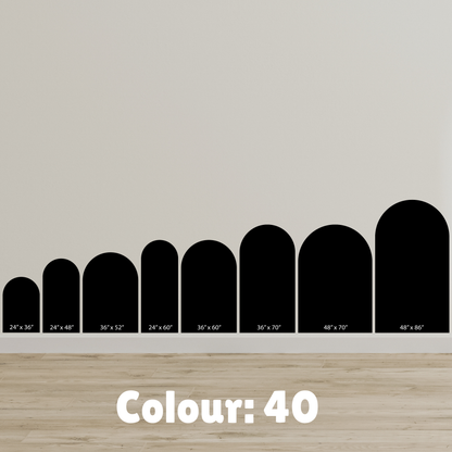 Arch Wall Decal/Wall Sticker - 40 Colour Options - 24" x 36"