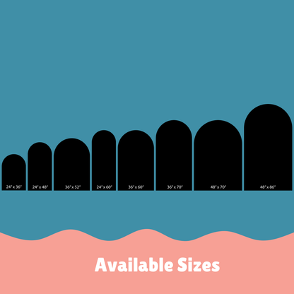 Arch Wall Decal/Wall Sticker - 40 Colour Options - 24" x 36"