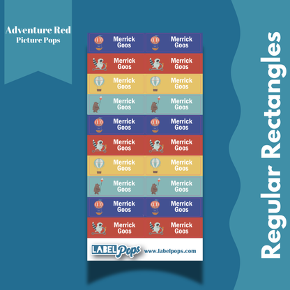 Regular Rectangles - Adventure Red