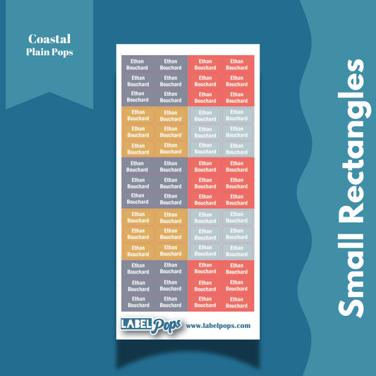 Small Rectangles - Coastal Colours