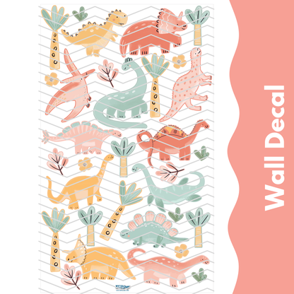 Dinosaurs- Set with Pink