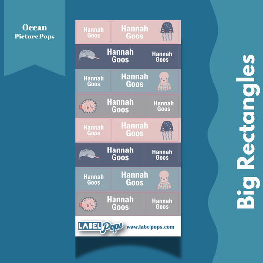 Large Rectangles - Ocean