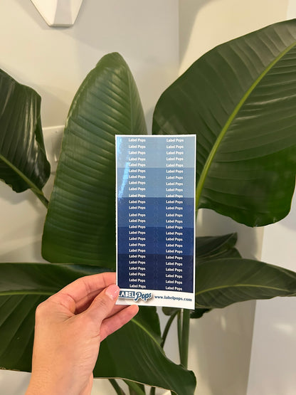 Pencil Pops/Slim Labels - Surf Boards Colour