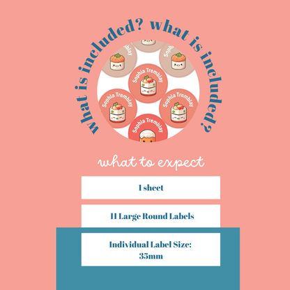 Large Circles - Crabs Red